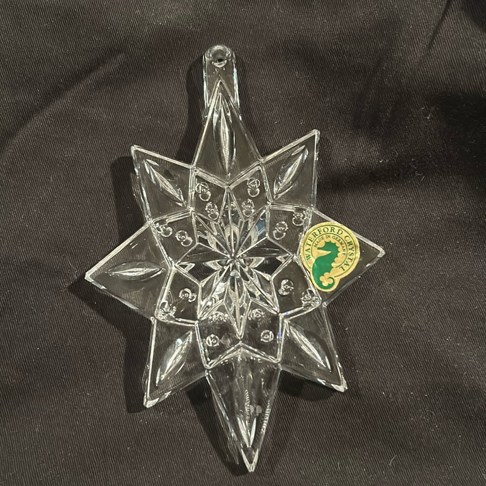 Waterford Crystal Star of Bethlehem Ornament